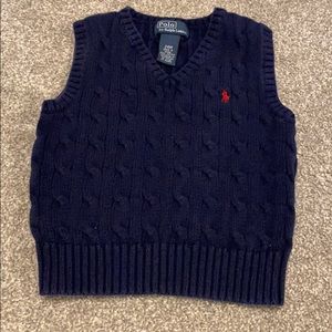 Blue Ralph Lauren Sweater vest(gently used)